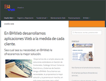 Tablet Screenshot of bhweb.es